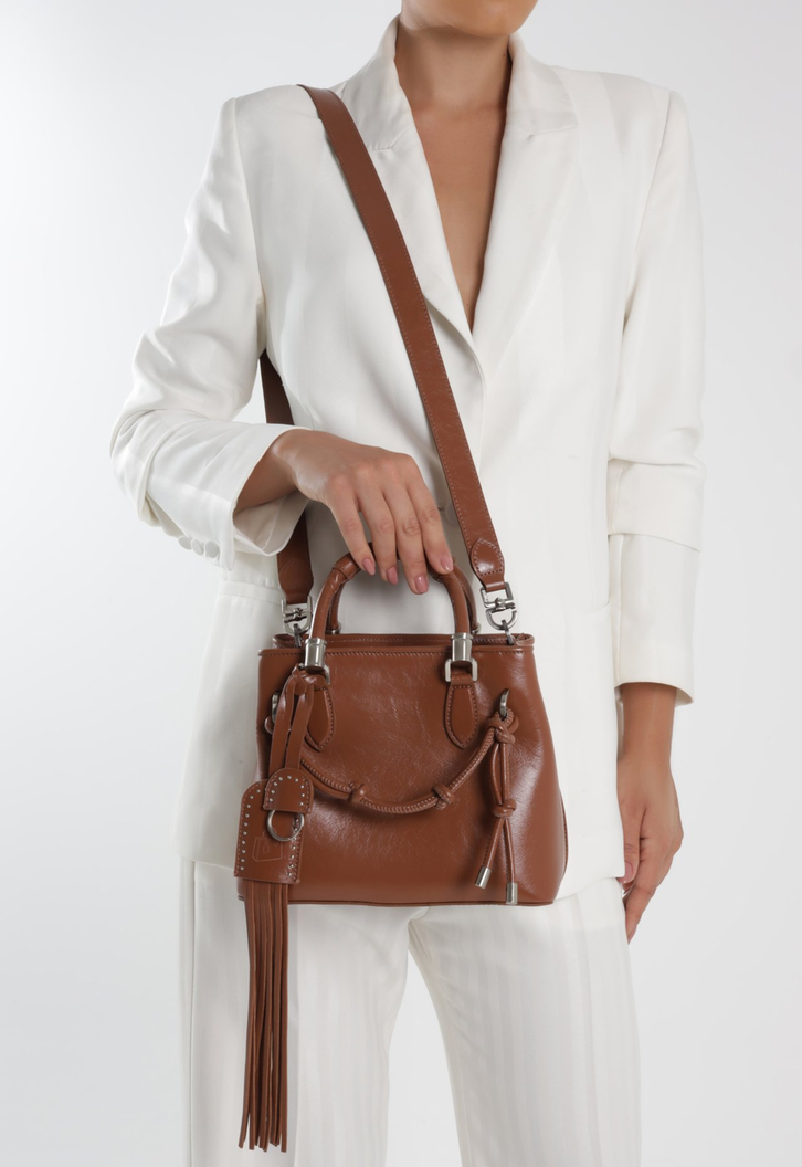 Bolsa Marrom Schutz Zuma Pequena Couro | ZZ MALL