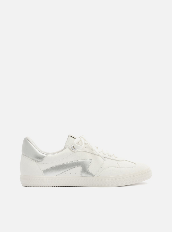 しろ Tênis Branco Sola Baixa Amarração | ZZ MALL
