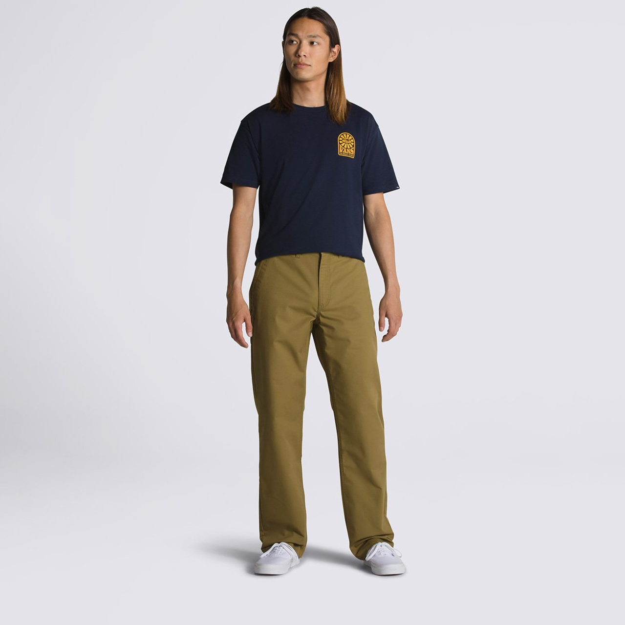 パンツ Gabriel Chibana Calça Vans Authentic Chino Relaxed Nutria | ZZ MALL