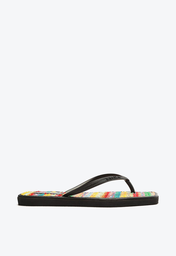 Chinelo De Dedo Preto Brizza Square Crochê