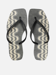 Chinelo de Dedo Preto Square Copacabana