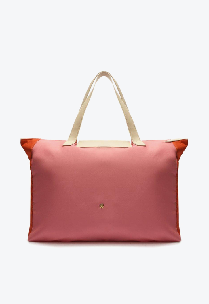 Bolsa Shopping Rosa Anacapri Confete Caloi Grande