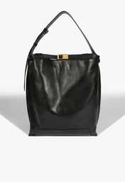 Bolsa Hobo Memphis Couro Preta