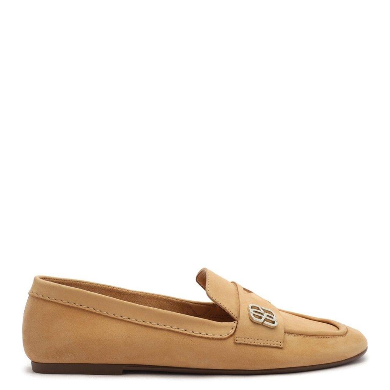 Sapato Schutz Mocassim Nobuck Creme | ZZ MALL
