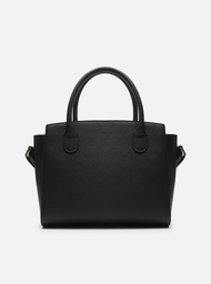 Bolsa Tote Preta Arezzo Média Texturizada