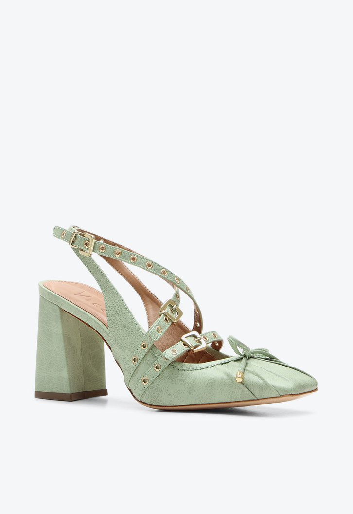 Slingback Verde Vicenza Chrissy