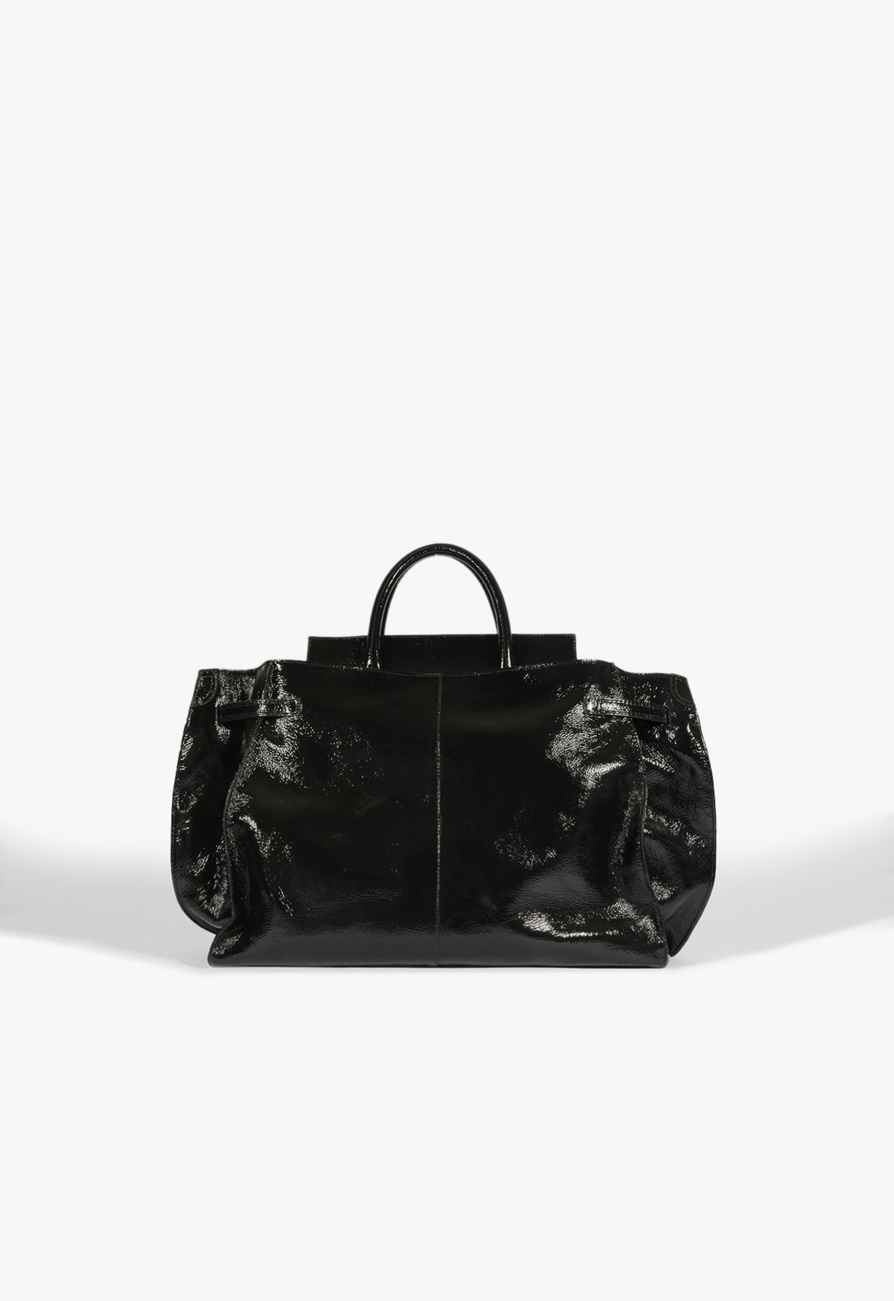 Bolsa Maxi Tote Heaven Couro Preta | ZZ MALL