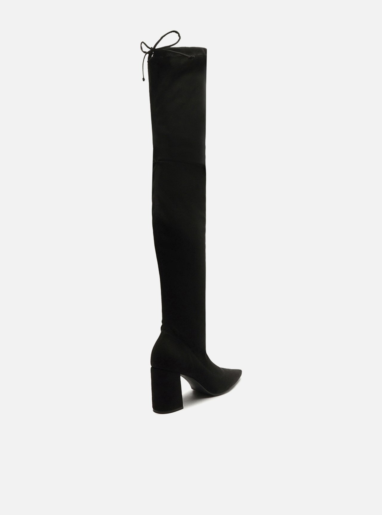 Bota Preta Arezzo Over The Knee Suede Salto Bloco Bota Preta Arezzo Over The Knee Suede Salto Bloco
