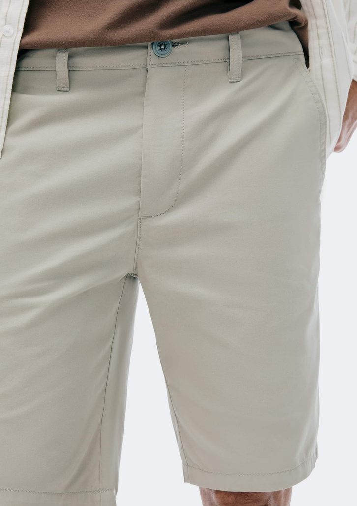 Bermuda Cinza Hering Básica Chino