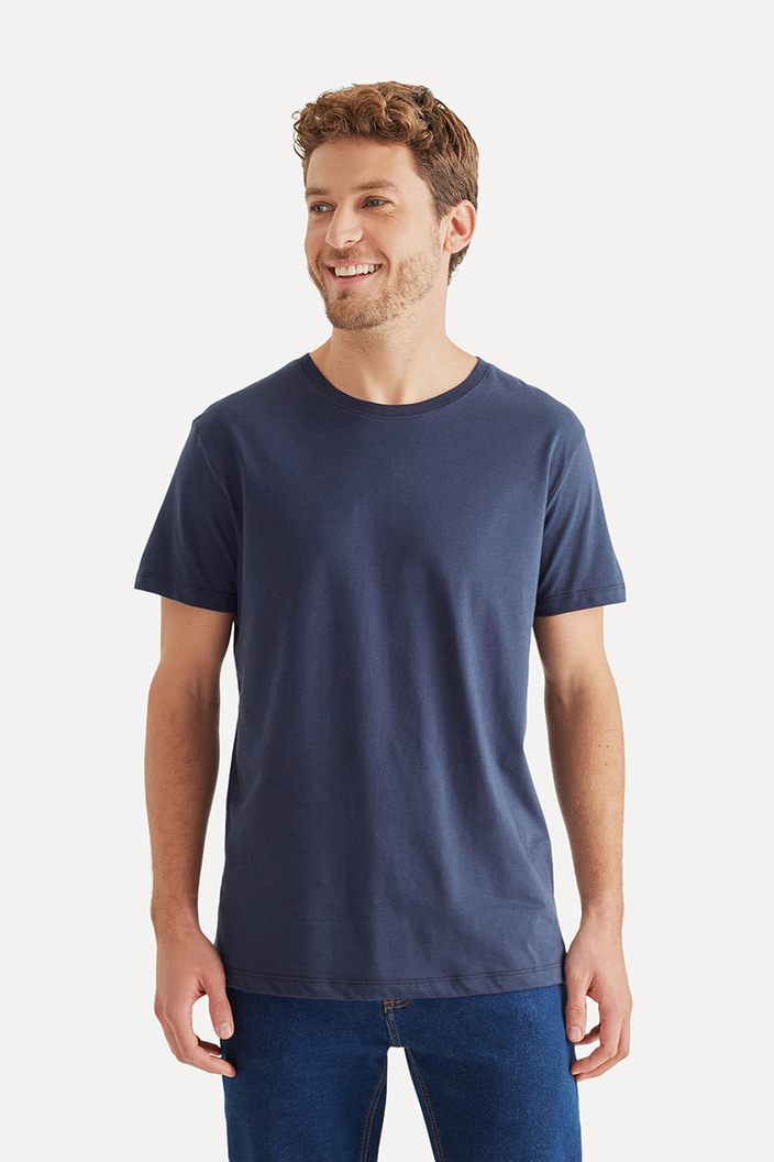 CAMISETA AZUL ESCURO RESERVA SIMPLES MASCULINA