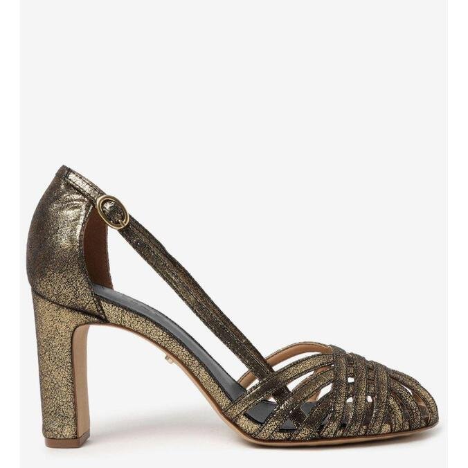 sandalia bronze arezzo