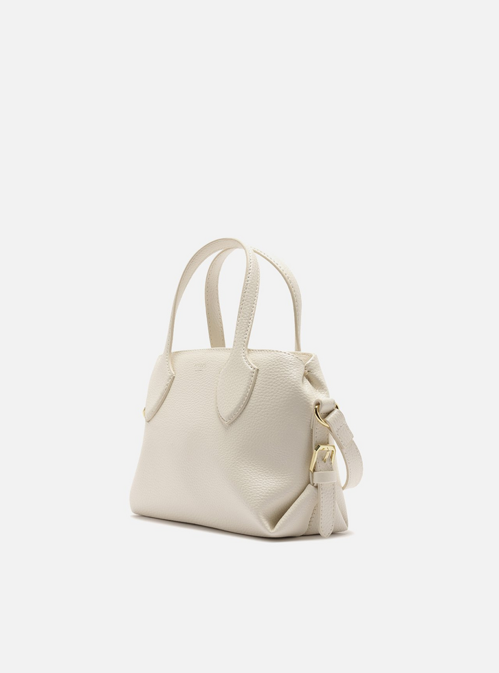 その他 Small World Tote Bag Bolsa Tote Off-White Texturizada Pequena Fivelas | ZZ MALL