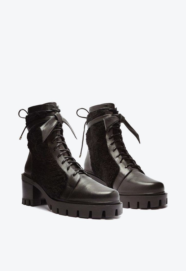 Shearling Clarita Combat Black
