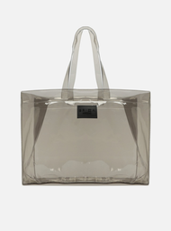 Bolsa Preta Shopping Transparente Brizza
