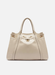 Bolsa Shopping Branca Arezzo Couro Alícia Grande