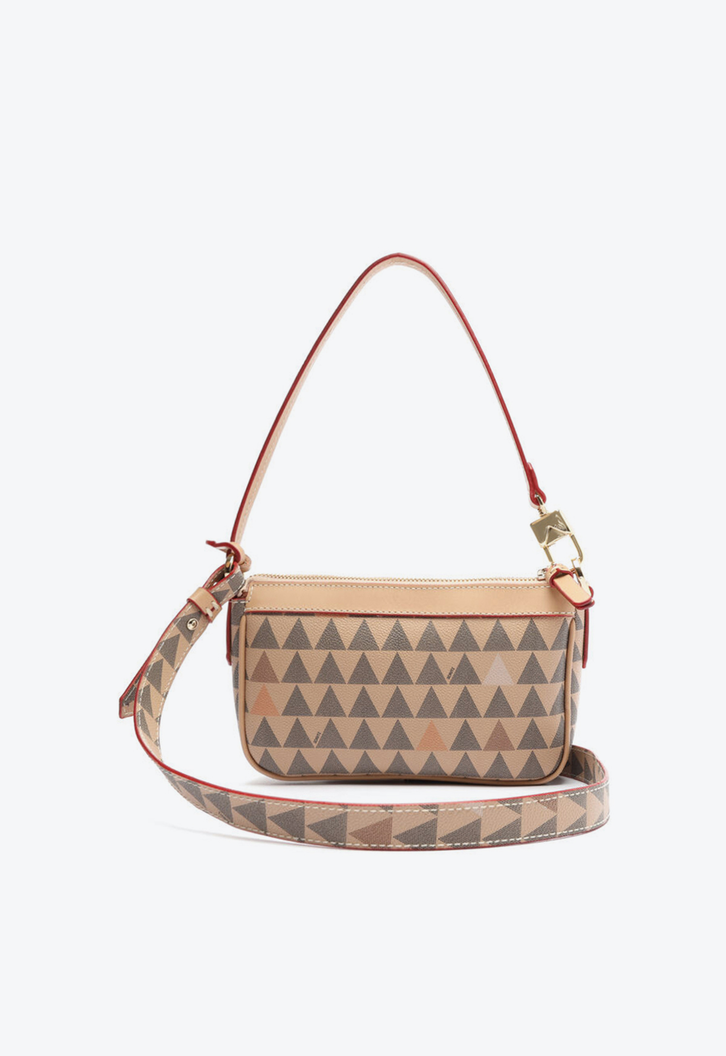 Bolsa Tiracolo Bege Schutz Triangle