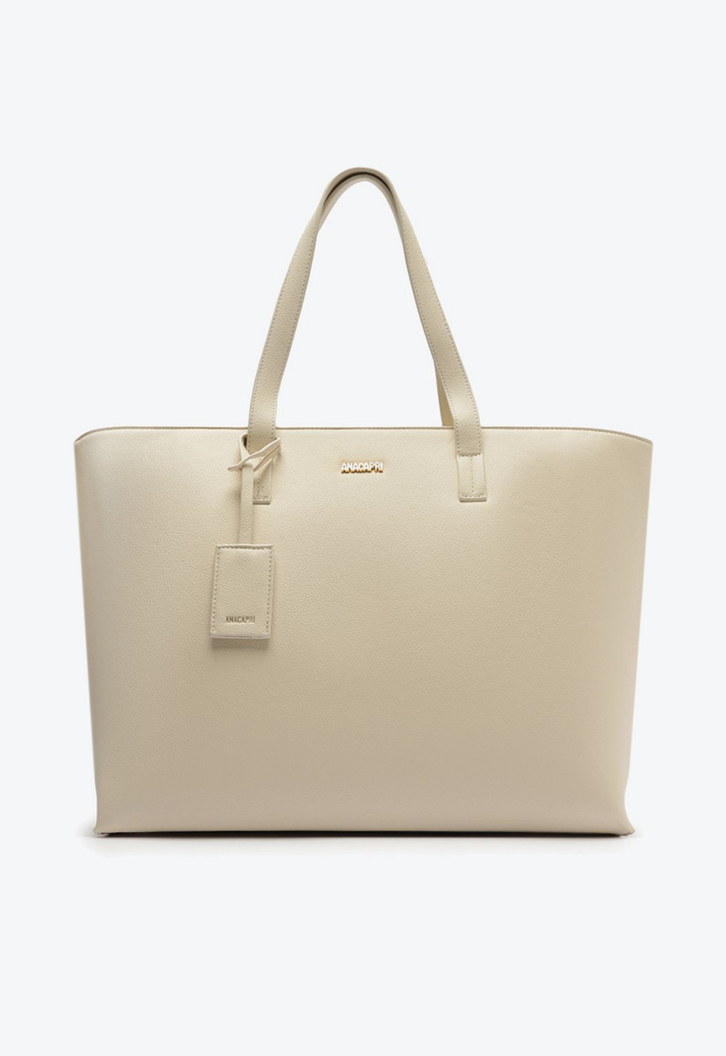 Bolsa shopping Grande Bag Charm Branca