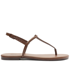 Rasteira Marrom Anacapri Canela Slim