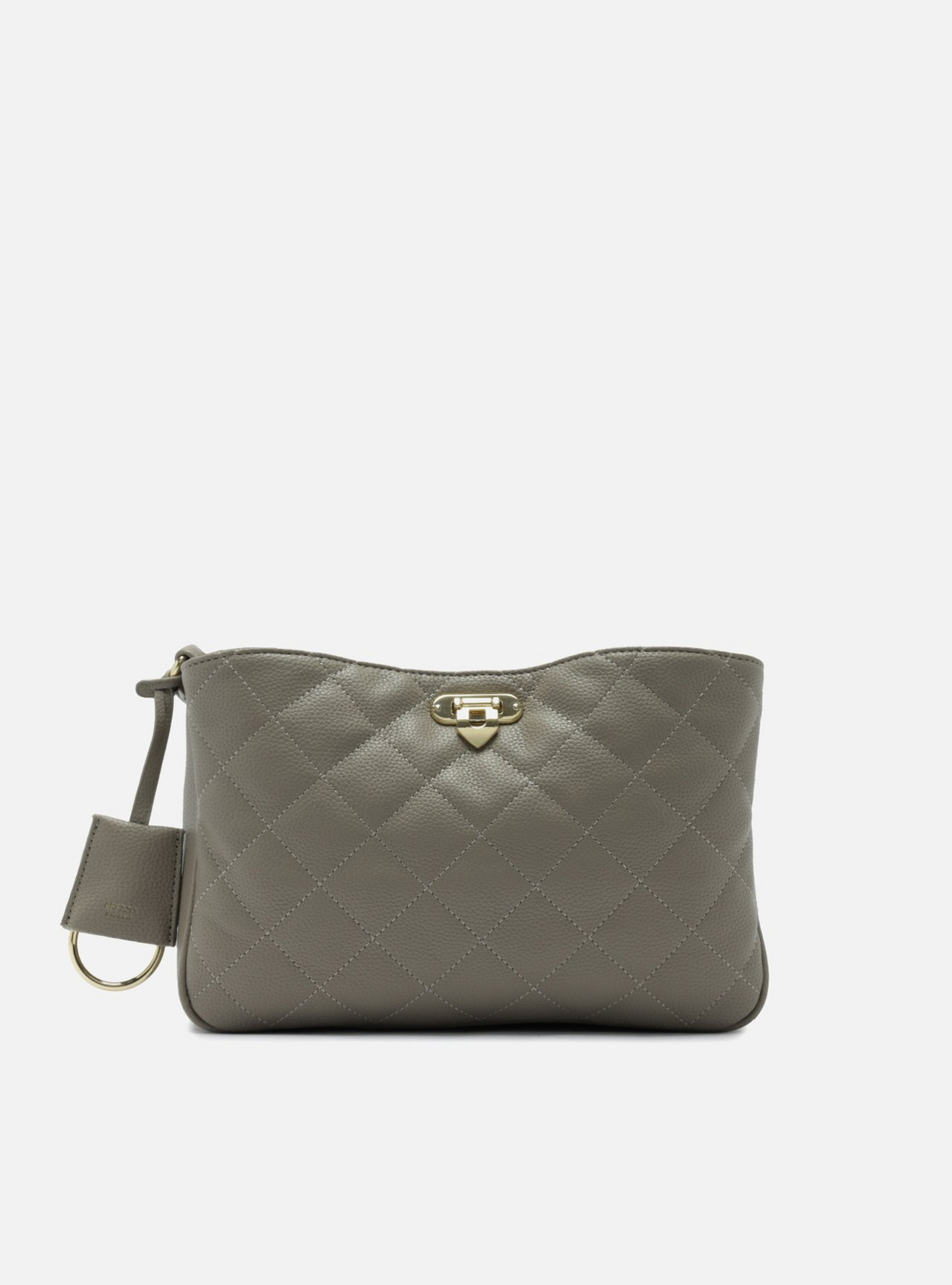 Bolsa Shoulder Cinza Média Matelassê | ZZ MALL