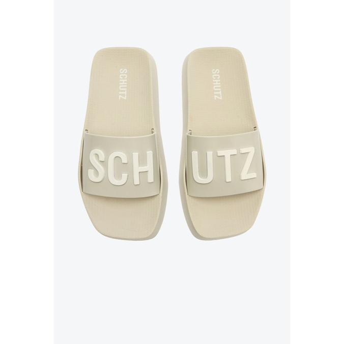 Chinelo Slide Jelly Branco