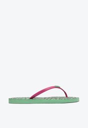 Chinelo De Dedo Verde Arezzo Brizza Estampa