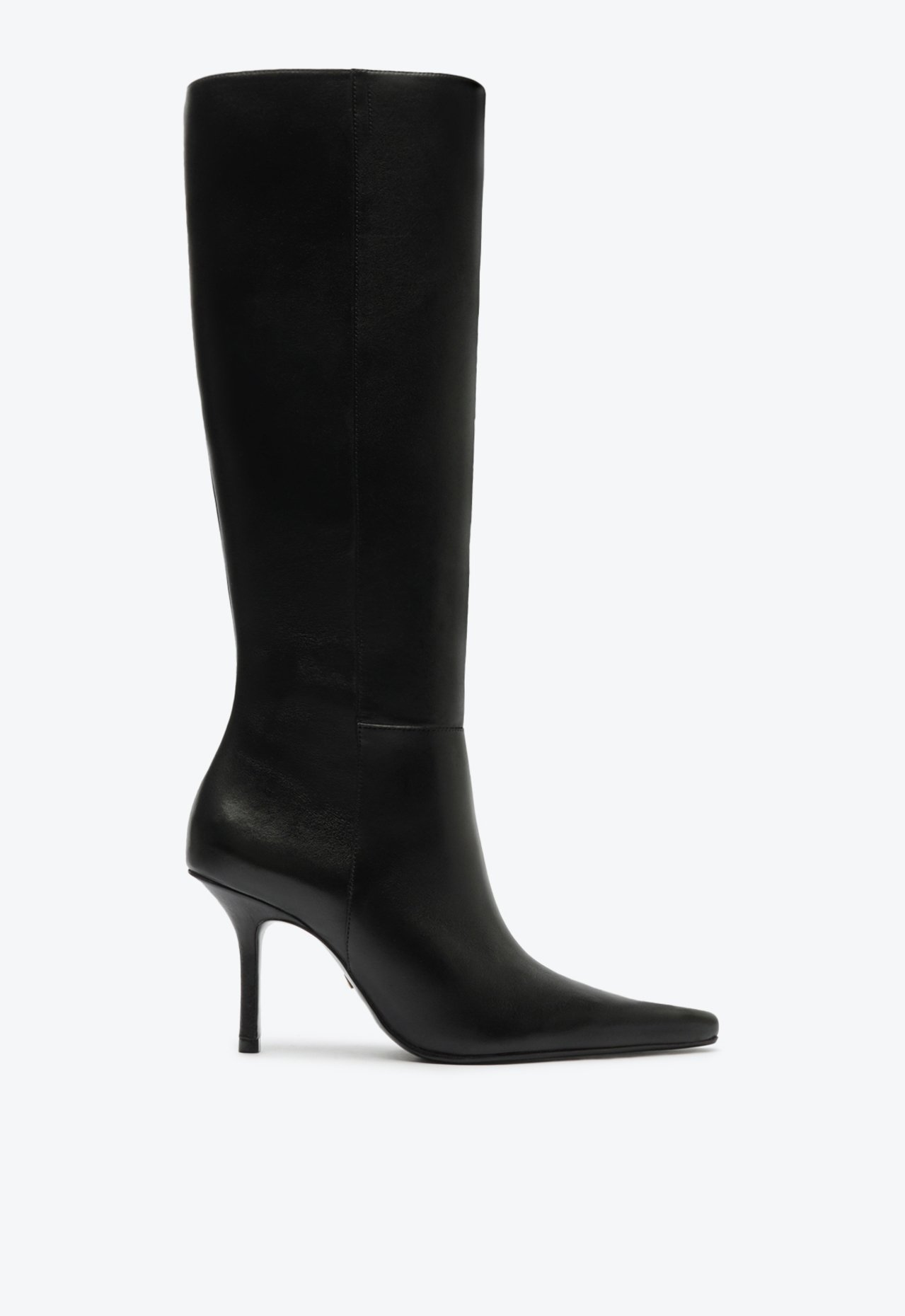 Bota Preta Schutz Raffaela Up Stiletto Couro | ZZ MALL