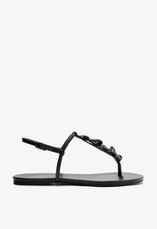 Sandália Slim Corrente Monocolor Preta