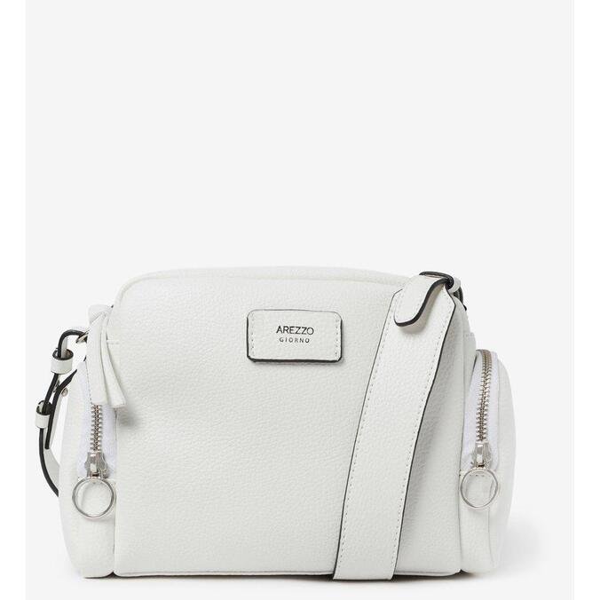 Bolsa Arezzo Tiracolo Branca Ivy Média | ZZ MALL