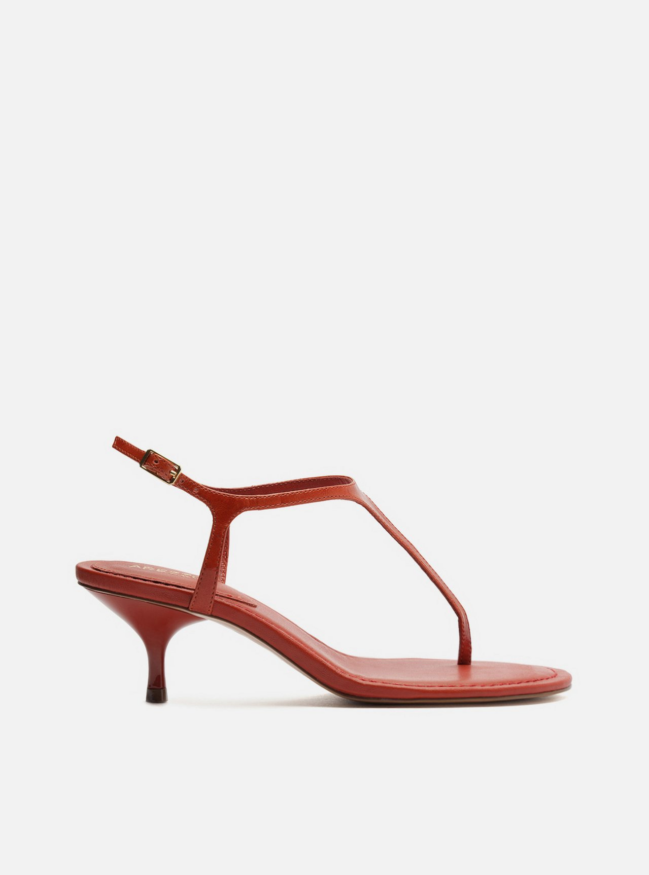 洋楽 SILKY SLIM Sandália Slim Monocolor Vermelha | ZZ MALL