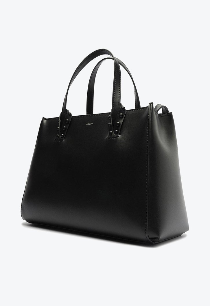 Bolsa Tote Básica Preta Arezzo Grande