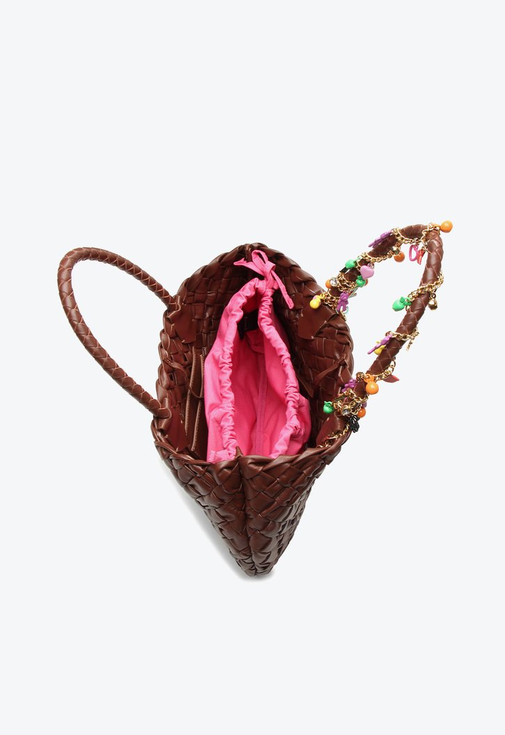 Bolsa Tote Anna Grande Marrom