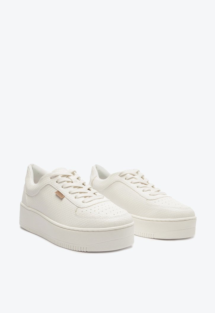 Tênis Flatform Branco Anacapri Amarração