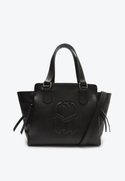 Bolsa Tote Preta Schutz Grande Couro
