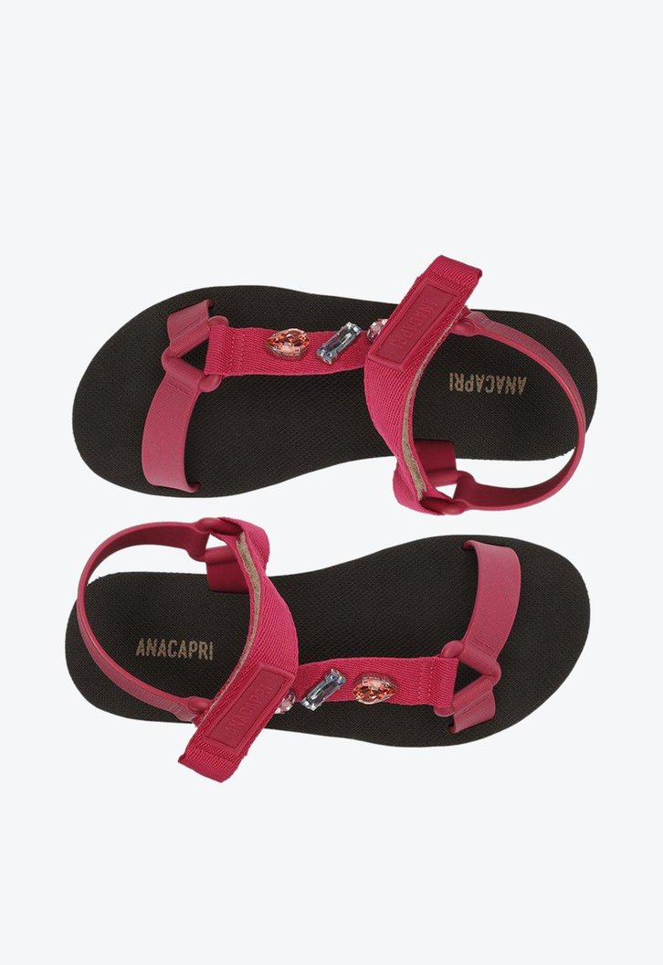 Sandália Papete Flatform Rosa Pink Anacapri Alexa Glam