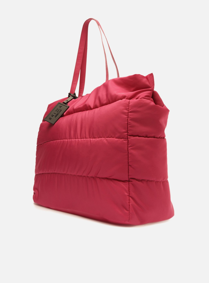 Bolsa Shopping Rosa Nylon Grande Brizza