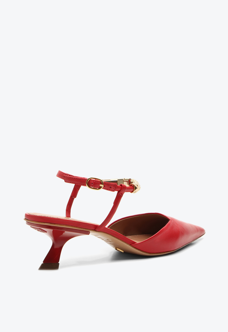 Slingback Vermelho Vicenza Servia