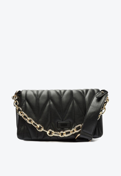 Bolsa Tiracolo Preta Arezzo Pequena
