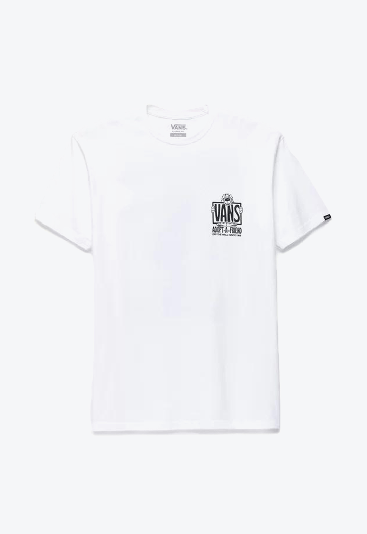 Camiseta Vans Adopted A Friend Ss White