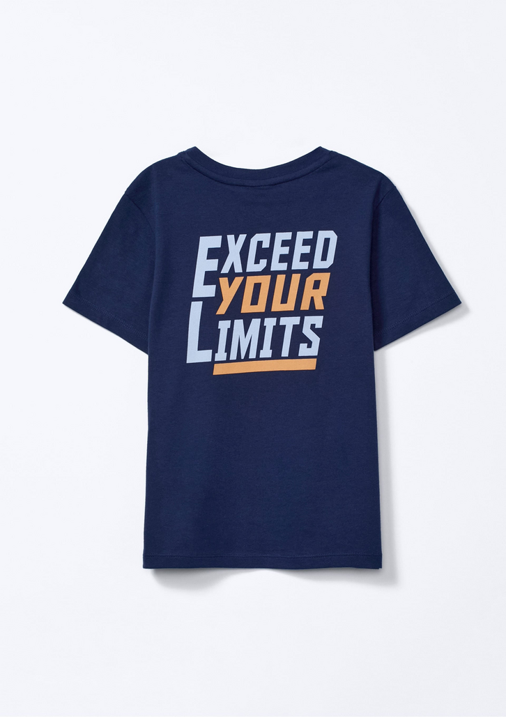 Camiseta Infantil Azul Hering Menino Regular Estampada