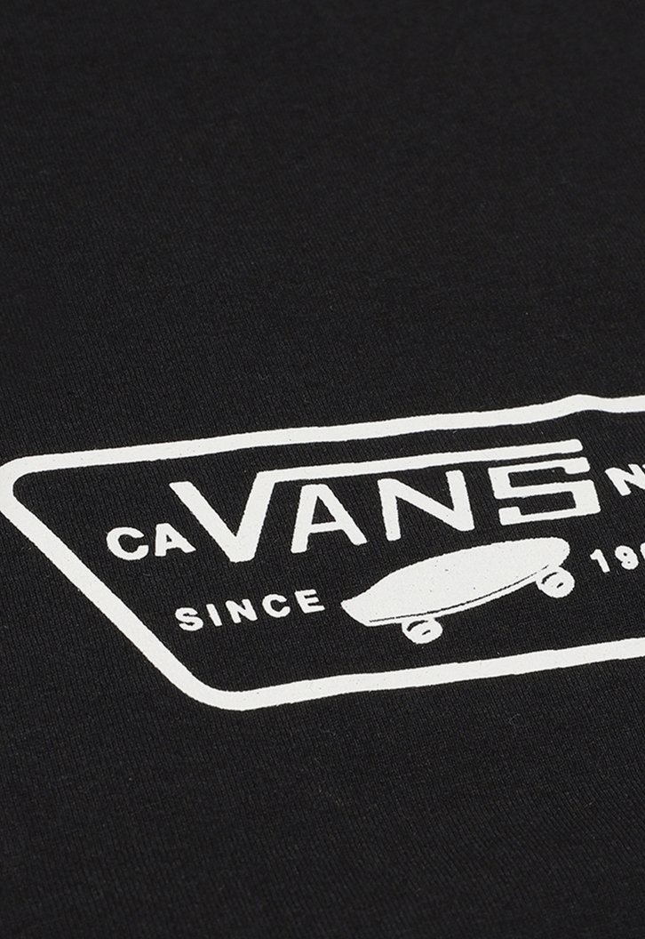 Camiseta Vans Full Patch Back Ss Black White