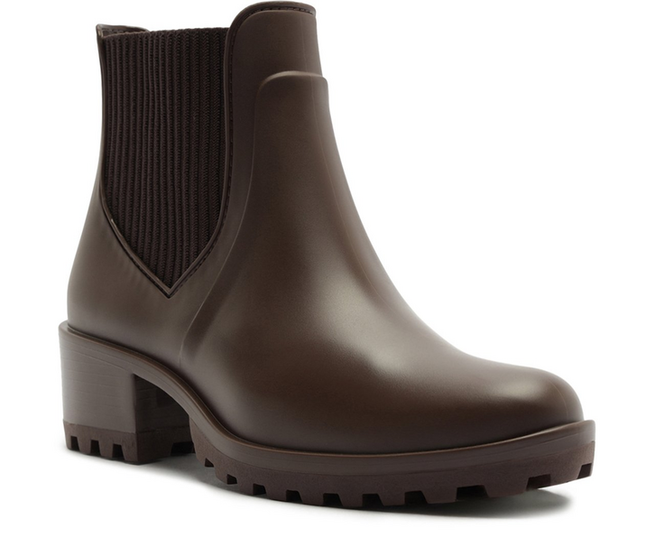 Bota Chelsea Cano Curto Tratorada Injetada Marrom