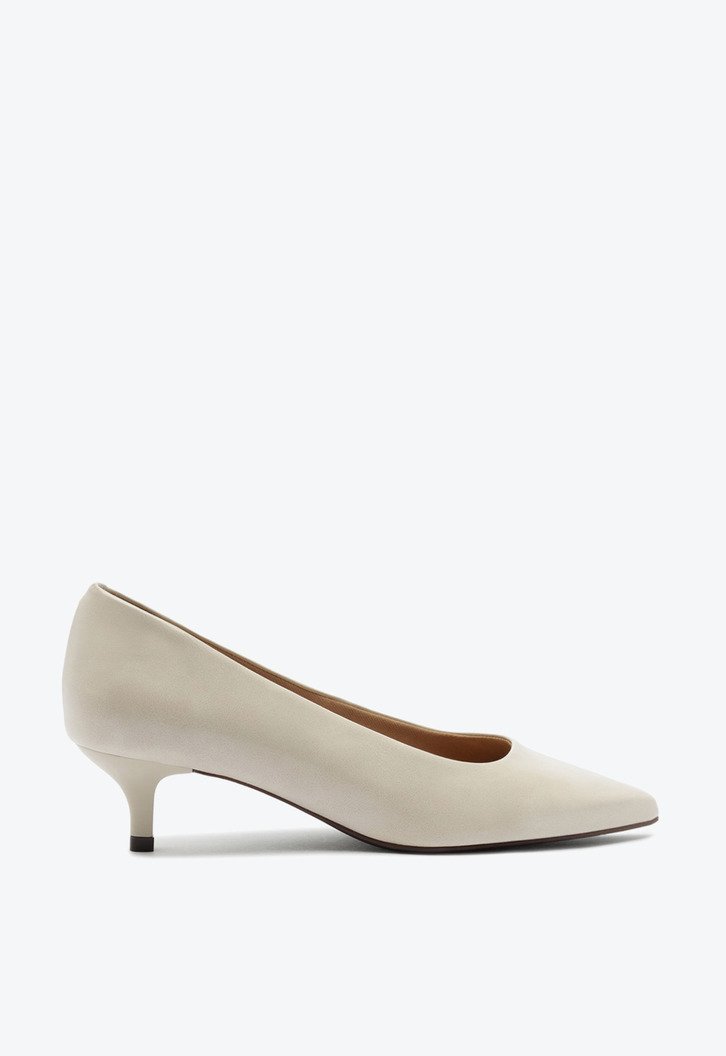 Scarpin Salto Fino Branco