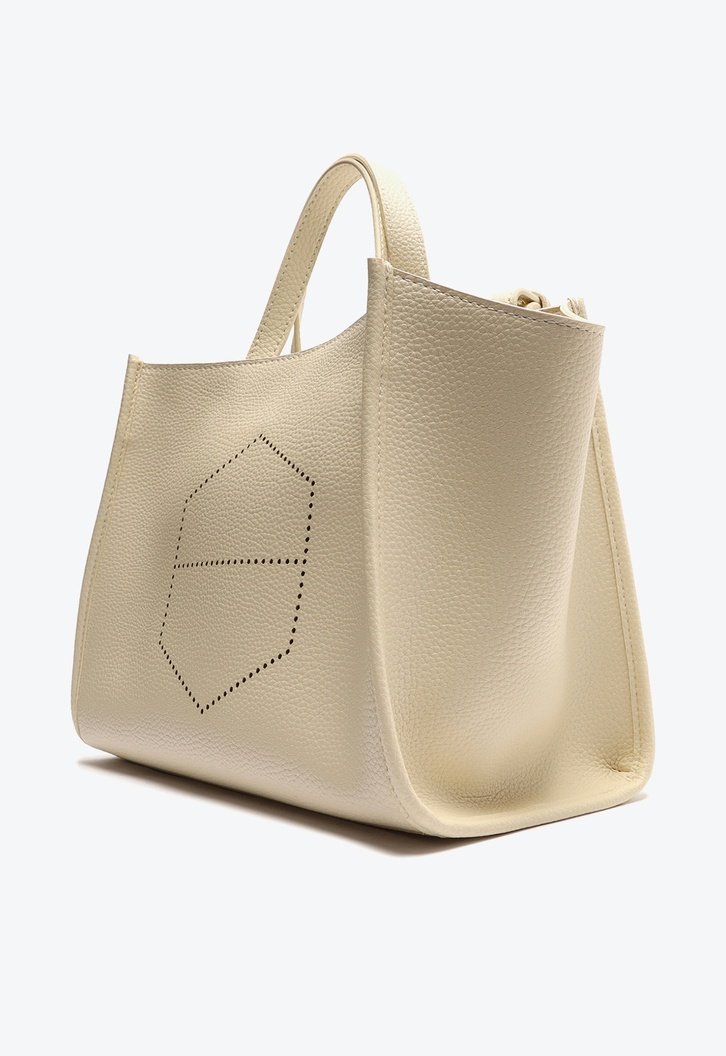 Bolsa Tote Off-White Grande Logo Perfurado