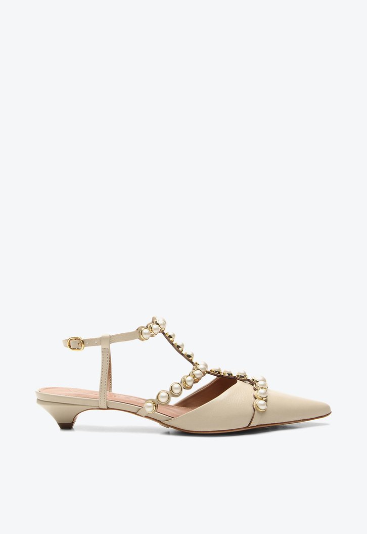 Slingback Lazio Bege