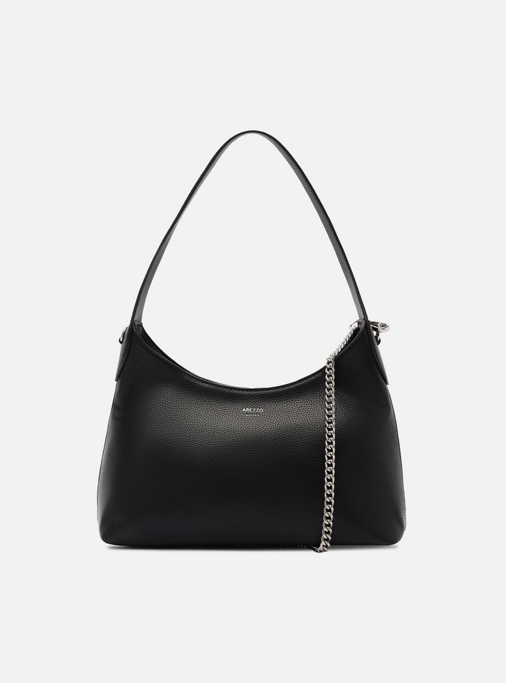 Bolsa Tiracolo Preta Média Corrente