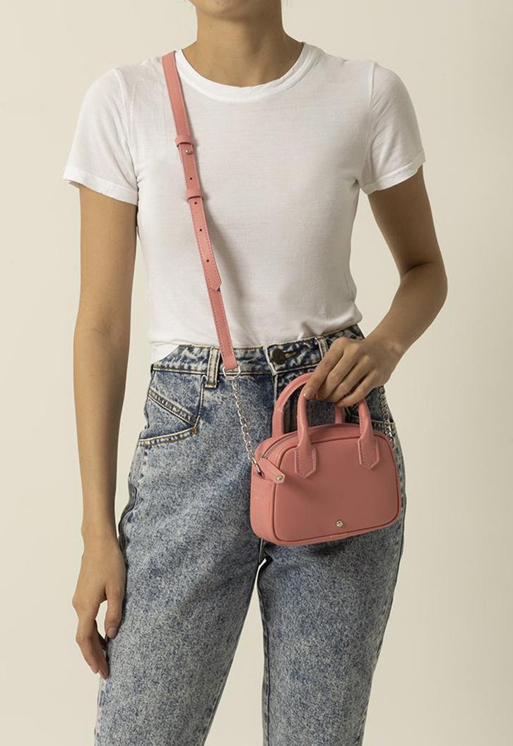 Crossbody Mini Bag Rosa Anacapri Pequena
