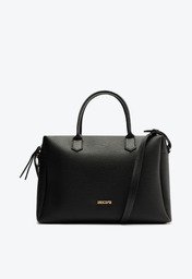 Bolsa Tote Média Arredondada Preta