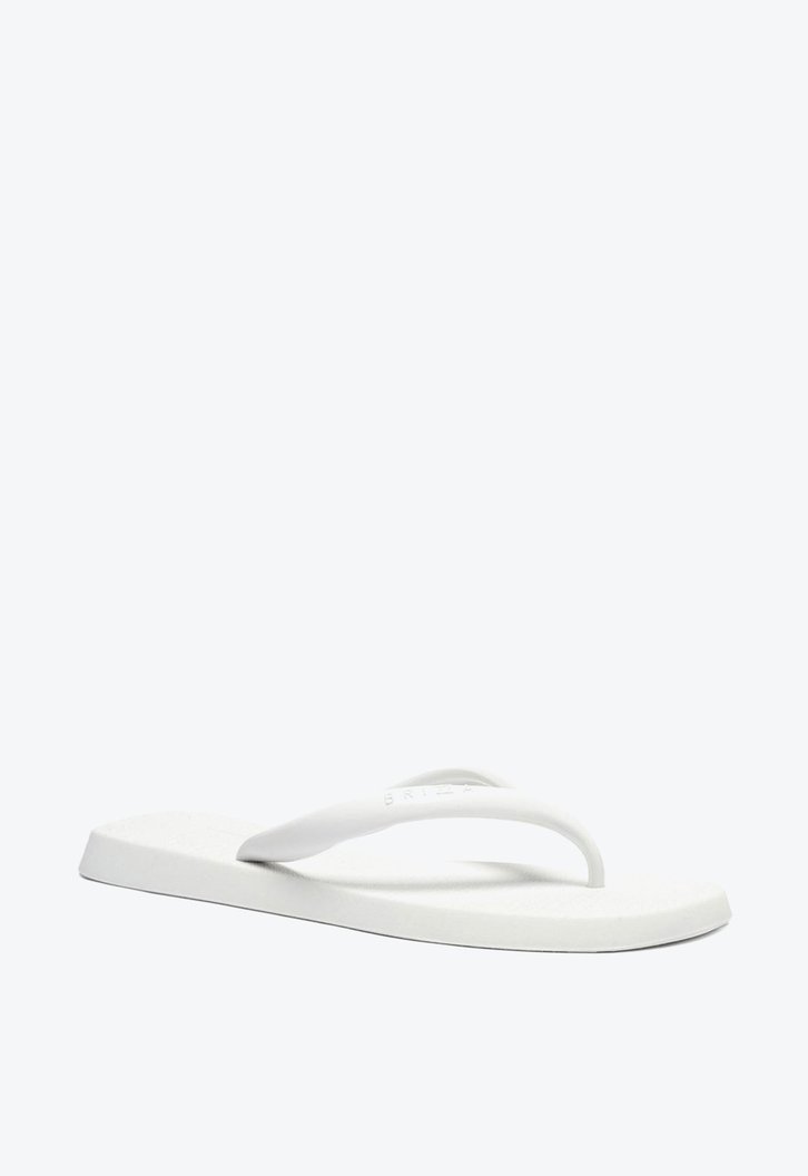 Chinelo De Dedo Branco Brizza Bico Quadrado