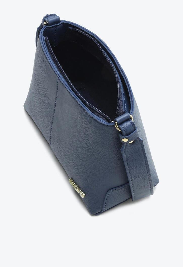 Crossbody Quadrada Azul Marinho Básica Média
