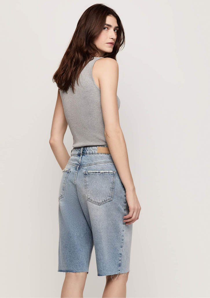 Bermuda Azul Dzarm Jeans Reta e-co2
